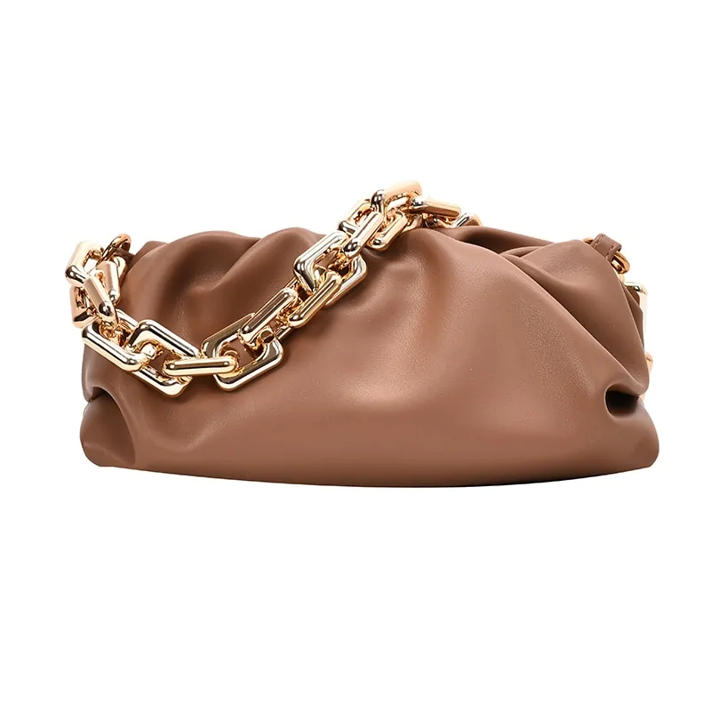 Soft Leather Cloud Bag: Women's Single Shoulder Purse - Image 18