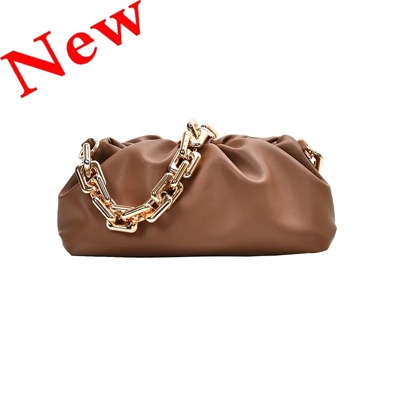 Soft Leather Cloud Bag: Women's Single Shoulder Purse - Image 23