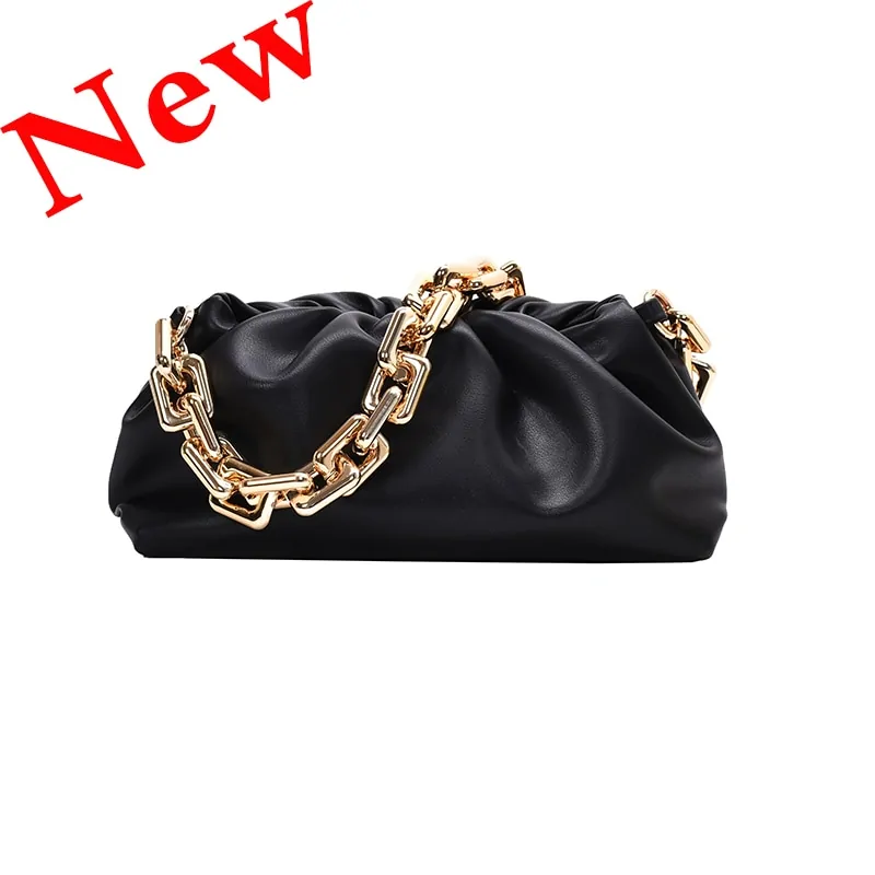 Soft Leather Cloud Bag: Women's Single Shoulder Purse - Image 29