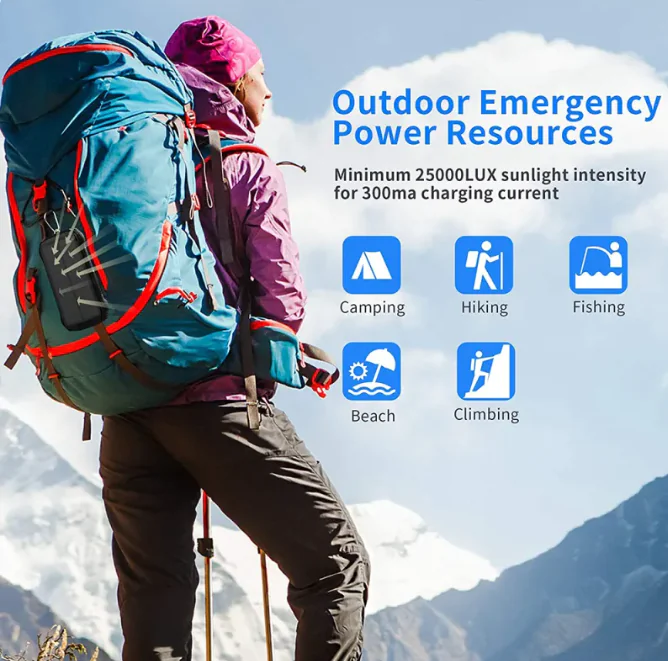 Solar 26800mAh Power Bank with 3.1A Typ-C - Image 5