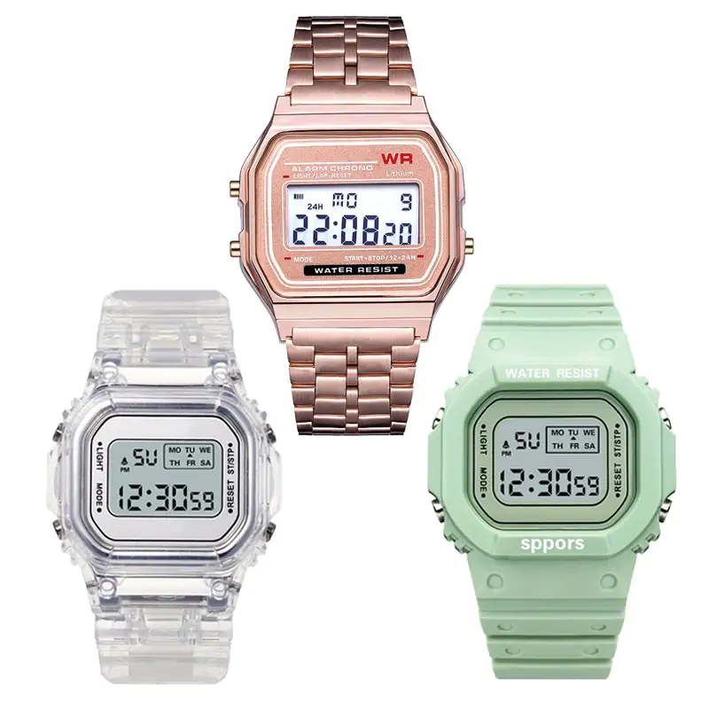 Square LED Digital Watch - Image 4
