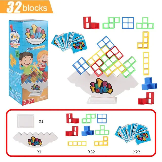 Stacking Blocks Tetra Tower Balance Game - Image 9