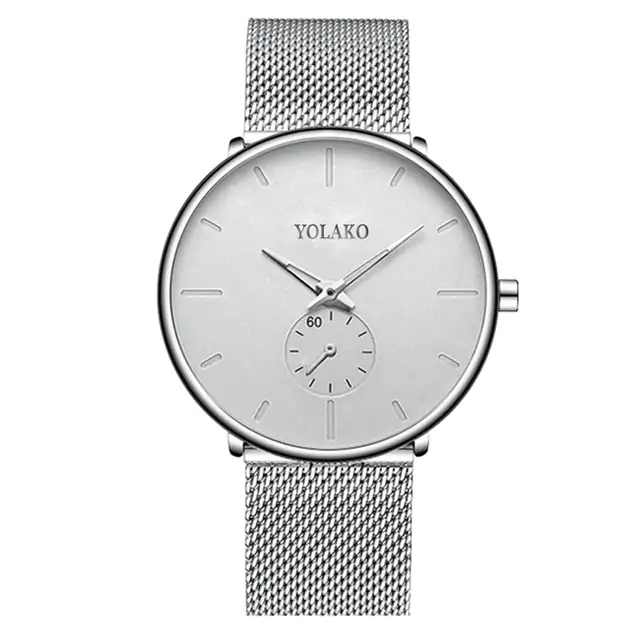 Stainless Mesh Band Watch - Image 18