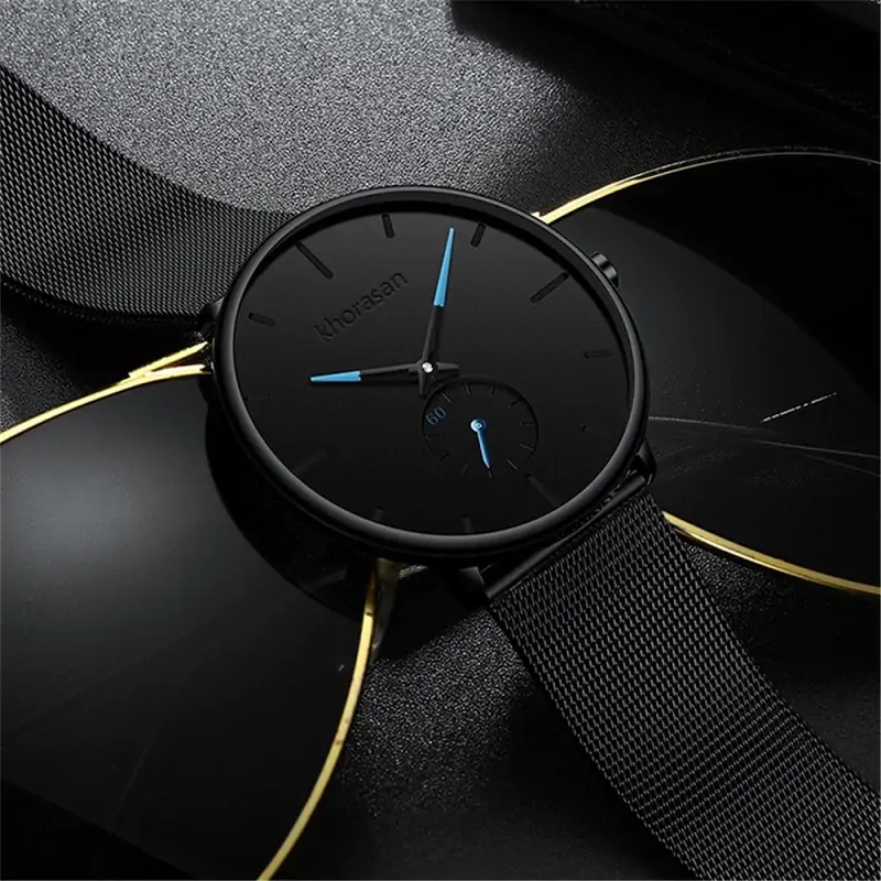 Stainless Mesh Band Watch - Image 5