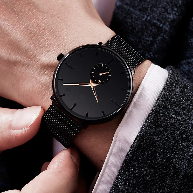 Stainless Mesh Band Watch - Image 6