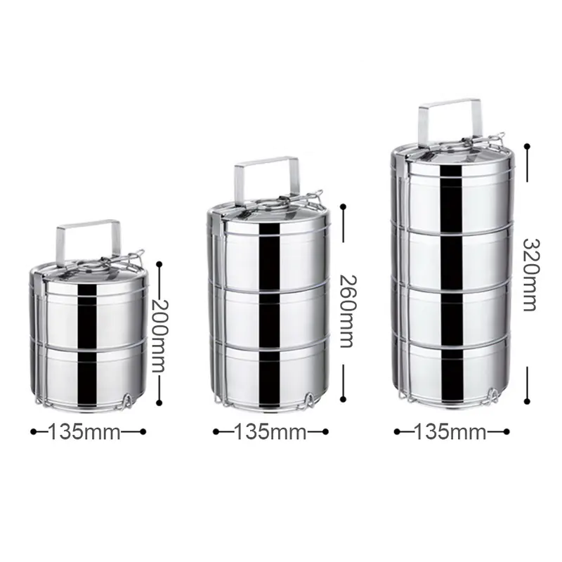 Stainless Steel Double-Layer Insulated Lunch Box - Image 8