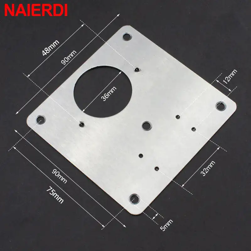 Stainless Steel Furniture Cabinet Door Hinge Repair Plate - Image 6
