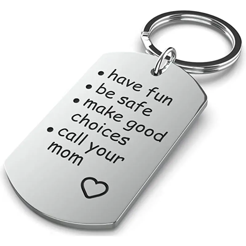 Stainless Steel Keychain: Fun, Safe Choices for Drivers - Image 2