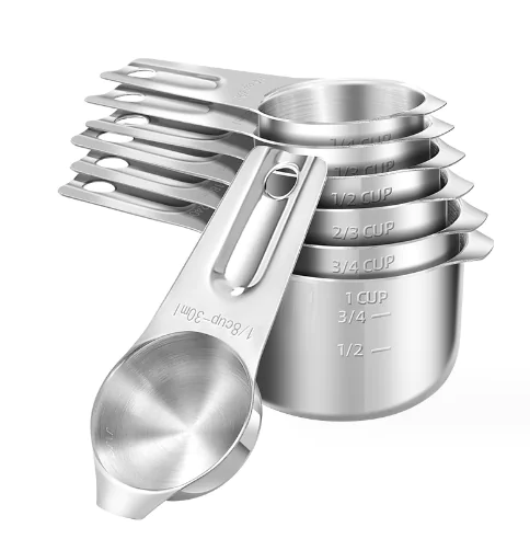 Stainless Steel Measuring Cups Set - Image 7
