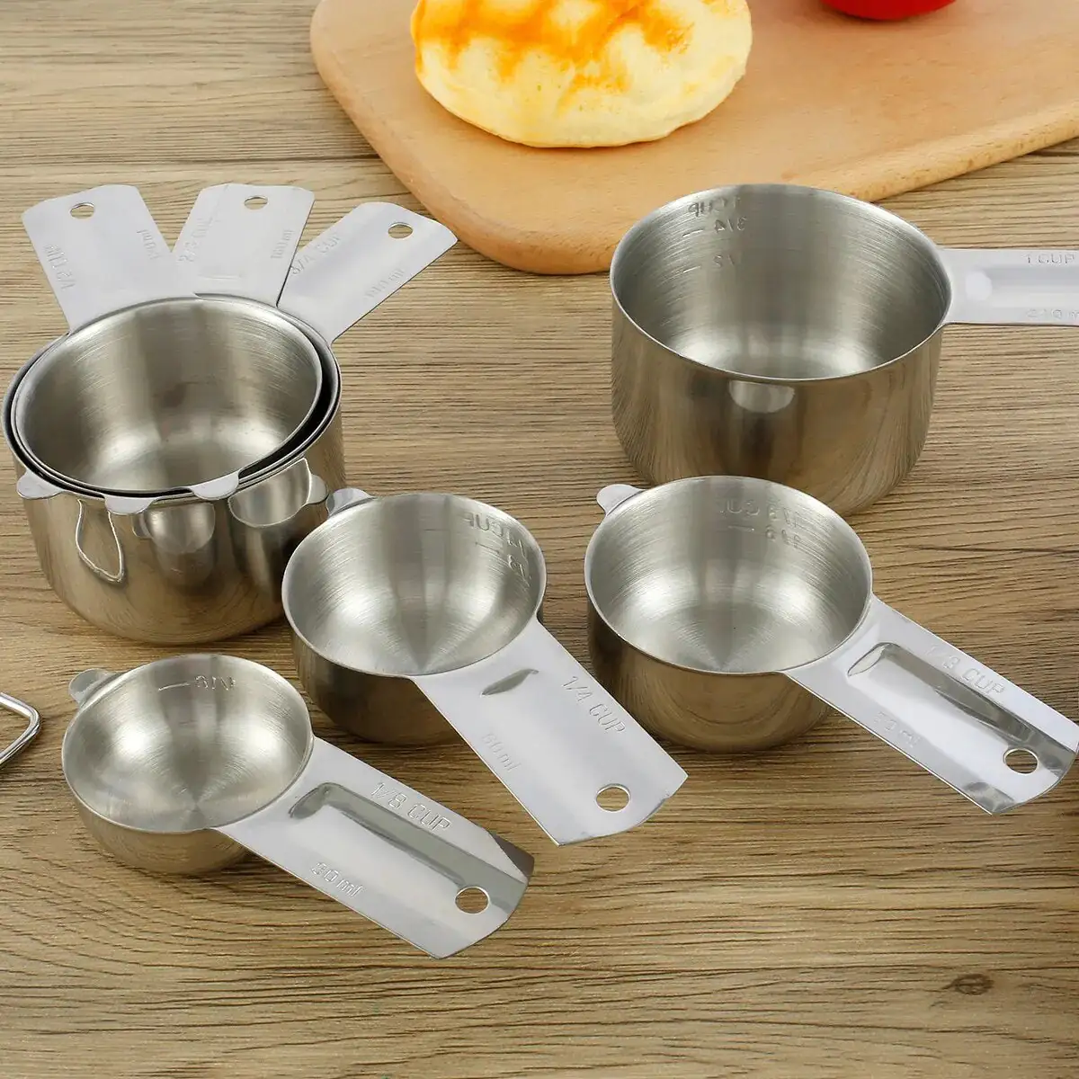 Stainless Steel Measuring Cups Set - Image 8