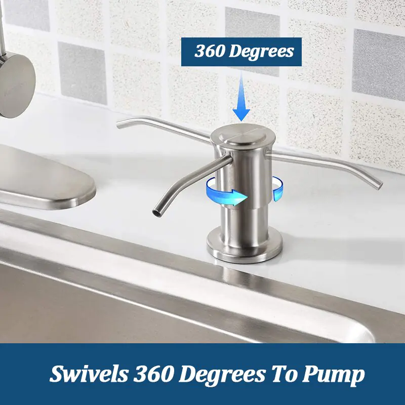 Stainless Steel Soap Dispenser Kit - Image 3