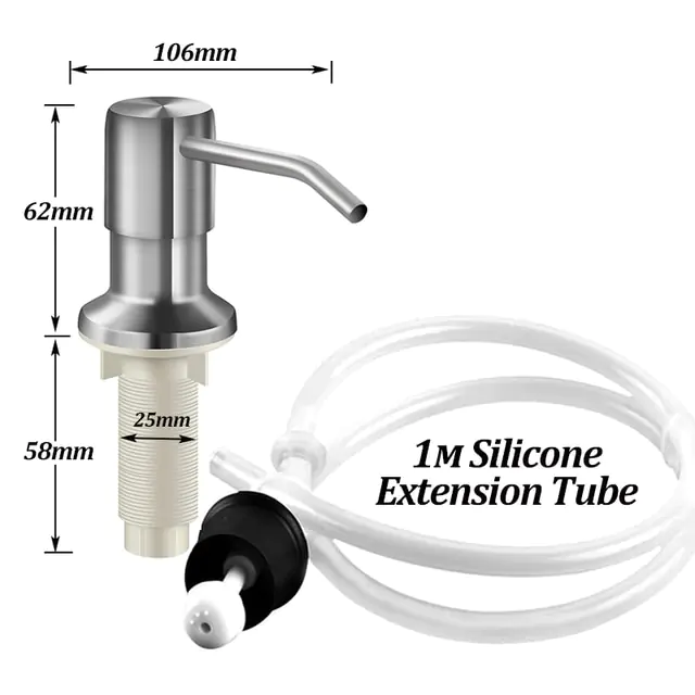Stainless Steel Soap Dispenser Kit - Image 8