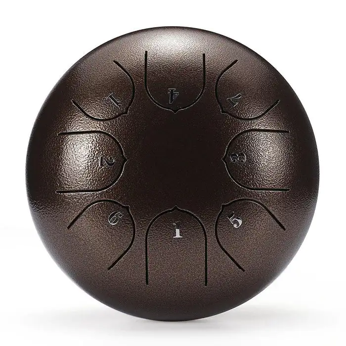 Steel Tongue Drum -  6 Inch 8 Notes G Tune - Image 5