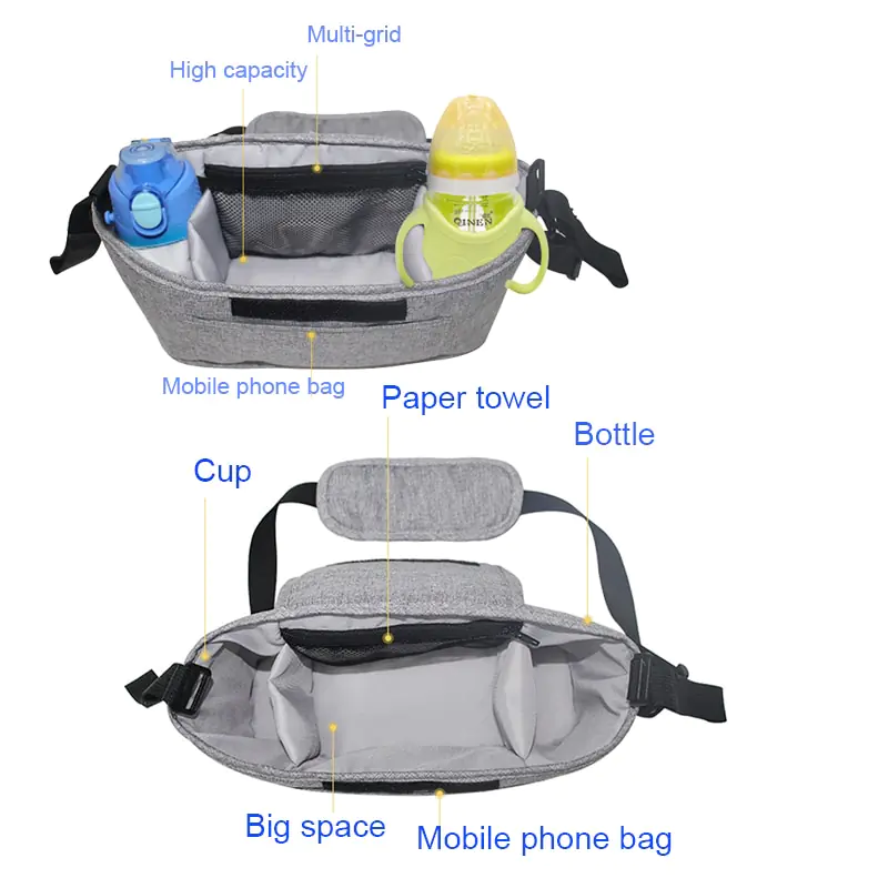 Stroller Bag Pram Stroller Organizer Baby Stroller - Image 2