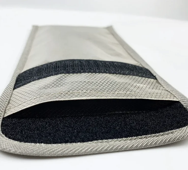 Stylish Silver Gray Mobile Phone Bag - Image 4