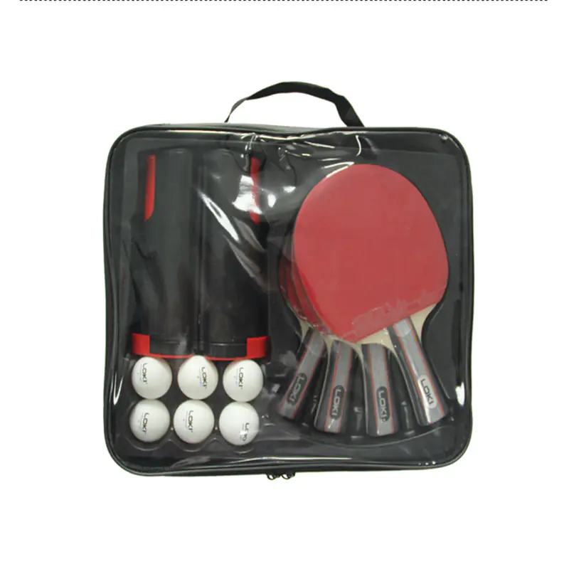 "Table Tennis Racket Set with 4 Bats and 8 Balls" - Image 7
