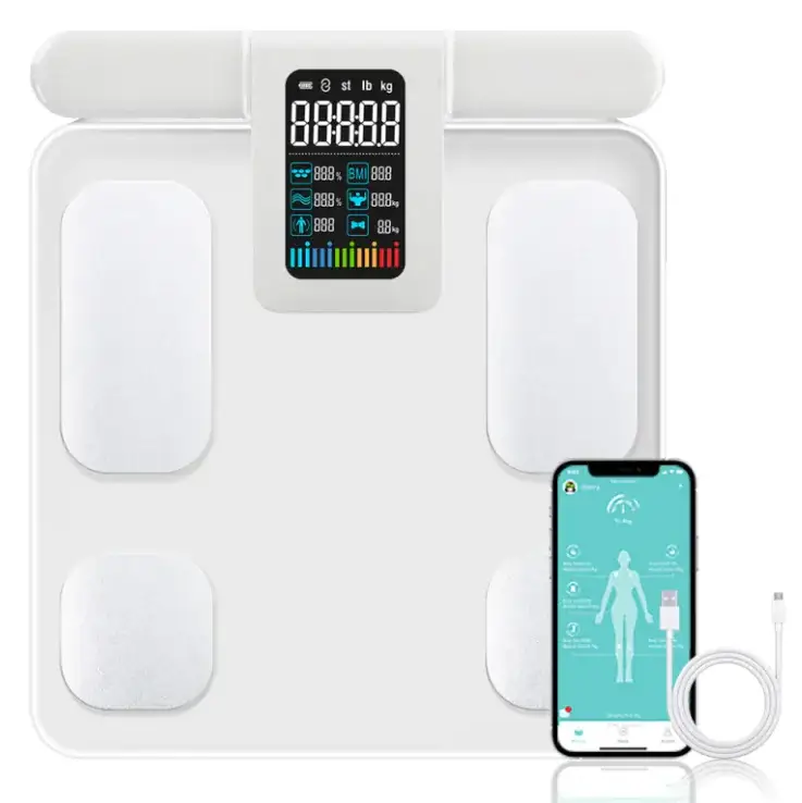 Tempered Glass Body Fat Measuring Scale - Image 4