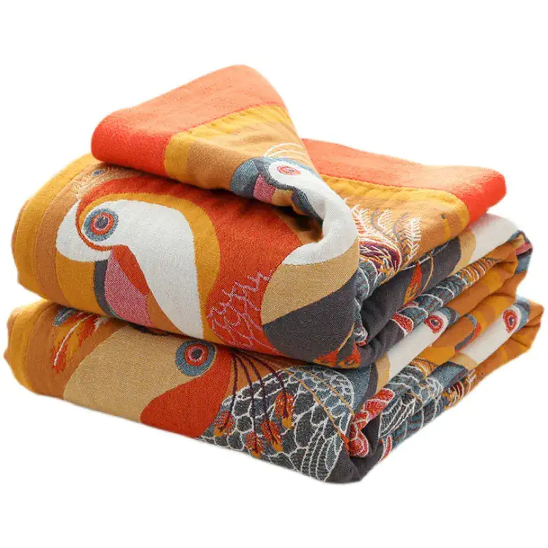 Throw Blanket Bedspread Tropical Garden - Image 9