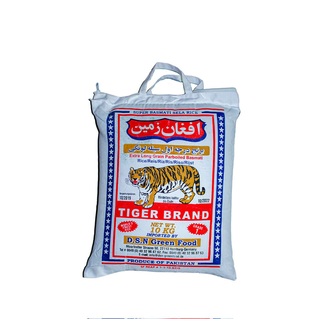 Tiger Brand Extra Long Grain Parboiled Basmati Rice 5Kg