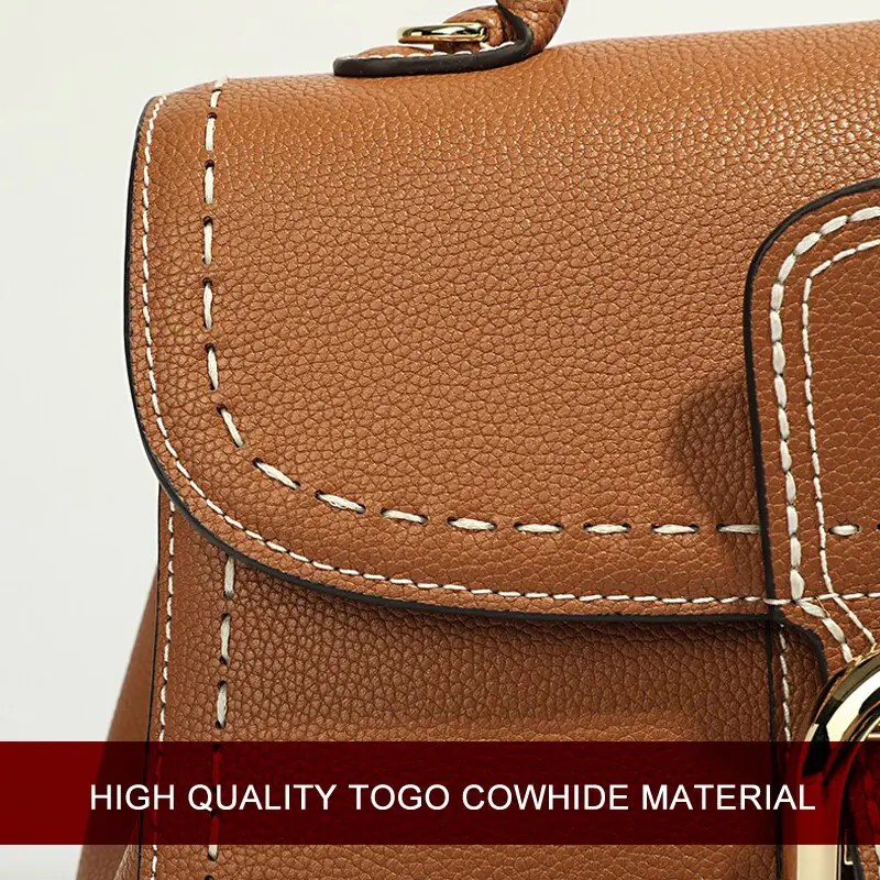 Togo Cowhide Women Handbag - Image 4