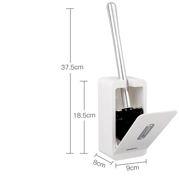 Toilet Brush with Long Handle for Corner Cleaning - Image 2