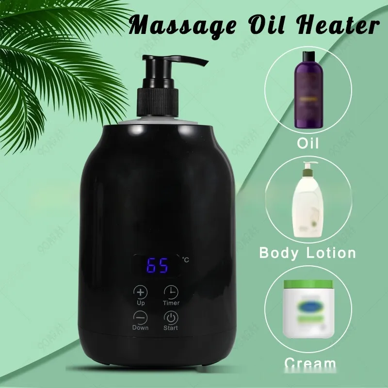 Touch Display Massage Oil Heater Essential Oil Body Lotion Heating Machine - Image 4