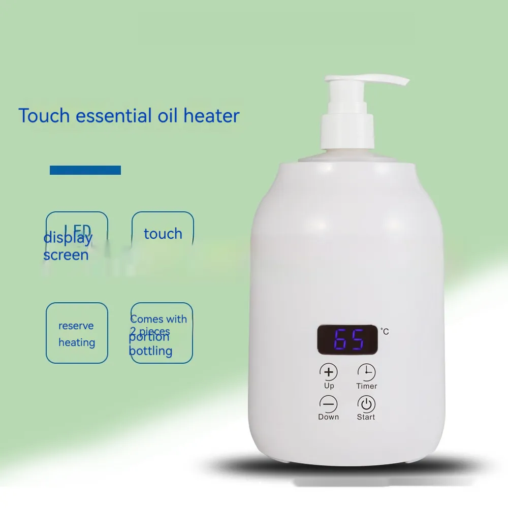 Touch Display Massage Oil Heater Essential Oil Body Lotion Heating Machine - Image 5