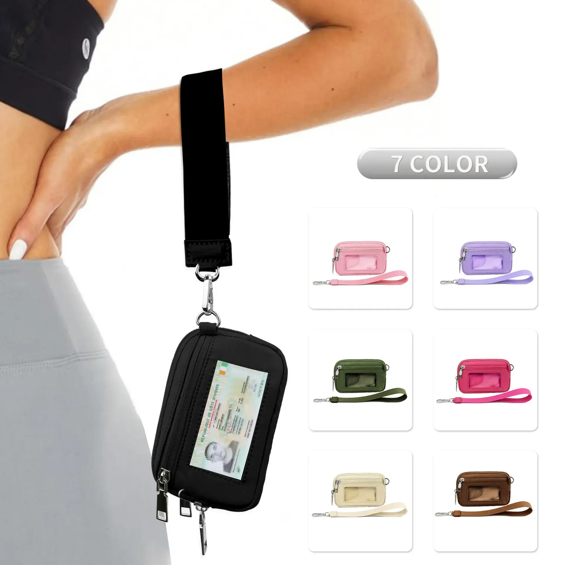 Transparent PVC Wrist Card Holder - Image 19