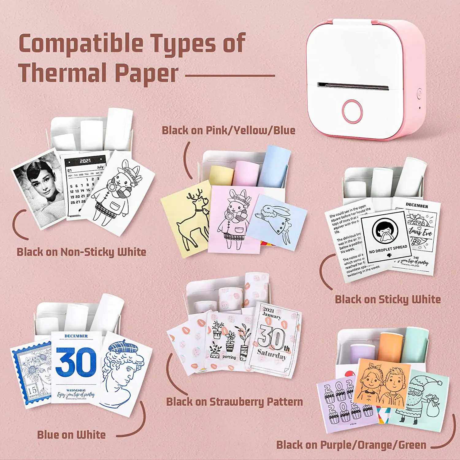 Transparent Sticker Thermal Paper - Image 3