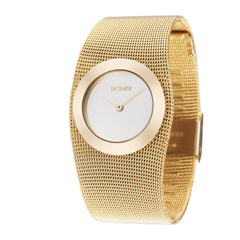 Trendy Gold Women's Watch - Fashionable Design - Image 2