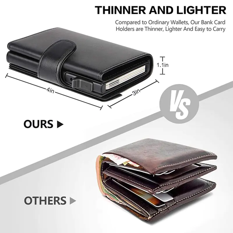 Trifold Smart Men's Wallets - Image 5