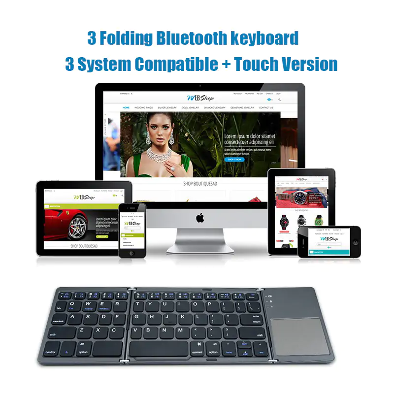Triple Folding Keyboard - Image 2