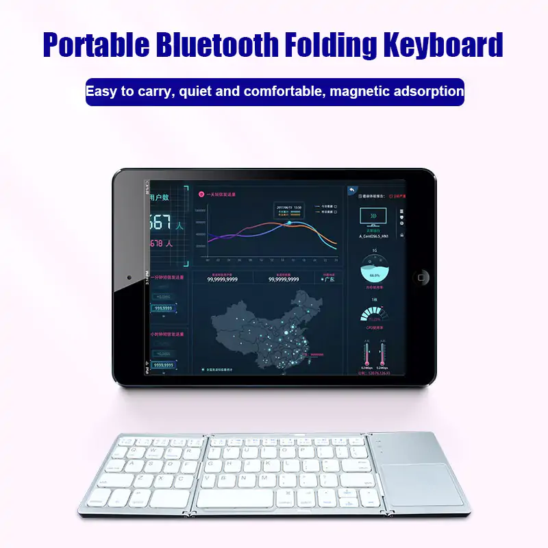 Triple Folding Keyboard - Image 4