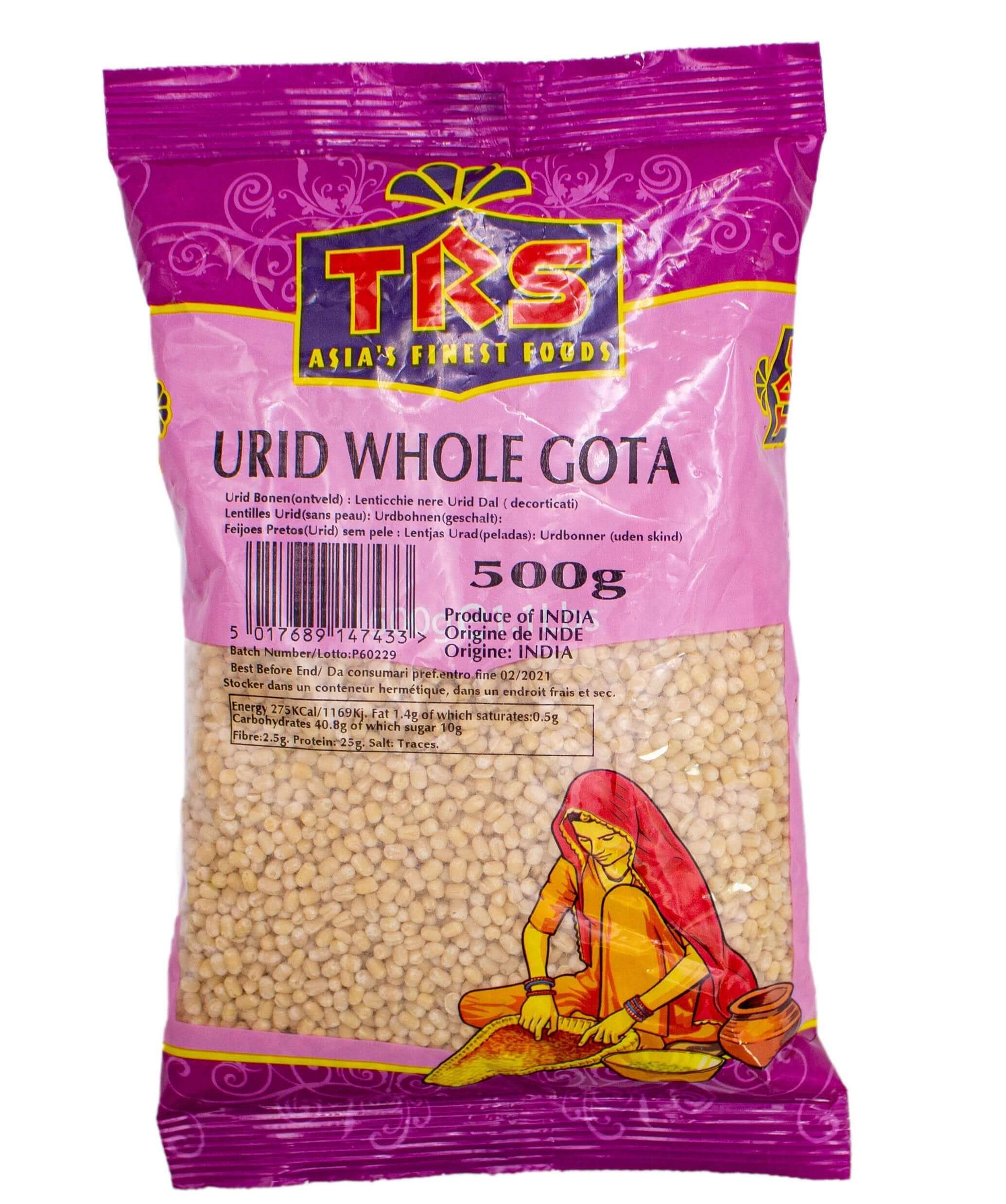 TRS  Urid Whole Gota 500g