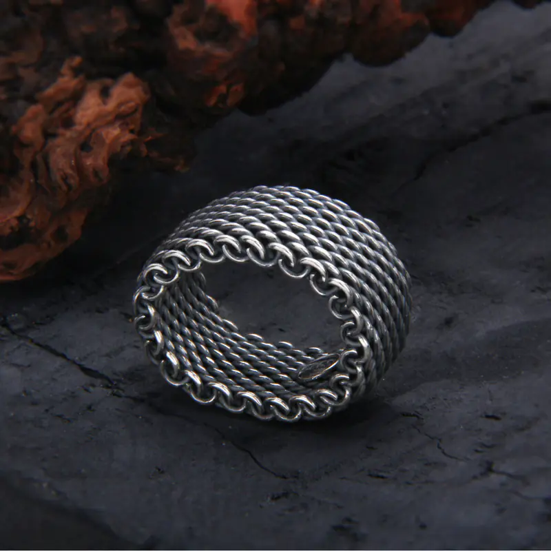 Turkish Hand-woven S925 Sterling Silver Ring - Image 2