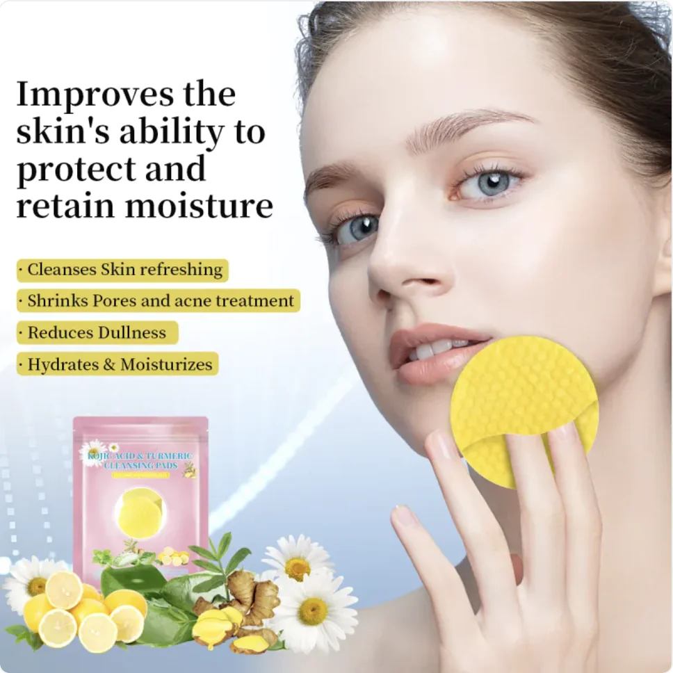 Turmeric Kojic Acid Cleansing & Oil Control Pads - Image 6