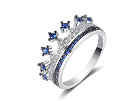 Two-tone Heart Shaped Zircon Ring - Image 14