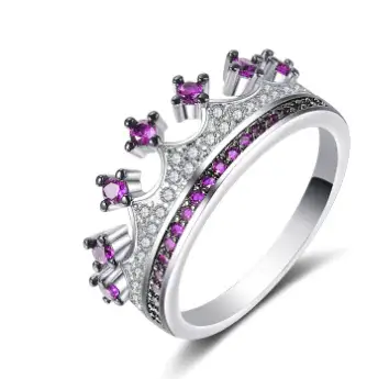 Two-tone Heart Shaped Zircon Ring - Image 16