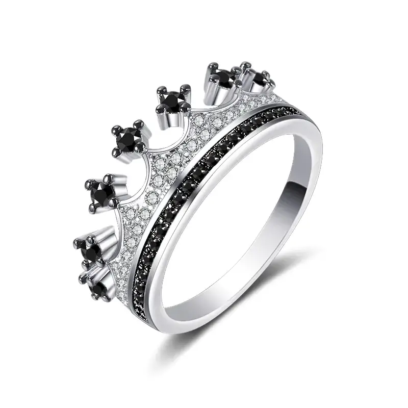 Two-tone Heart Shaped Zircon Ring - Image 17