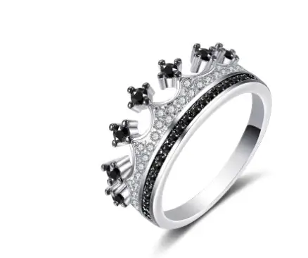 Two-tone Heart Shaped Zircon Ring - Image 20