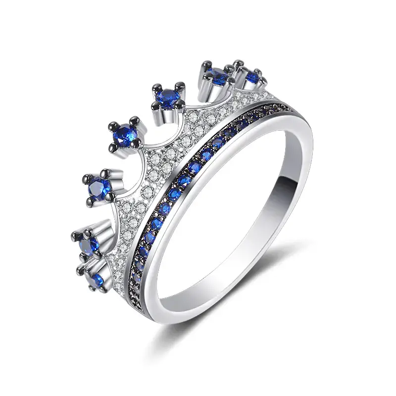 Two-tone Heart Shaped Zircon Ring - Image 22