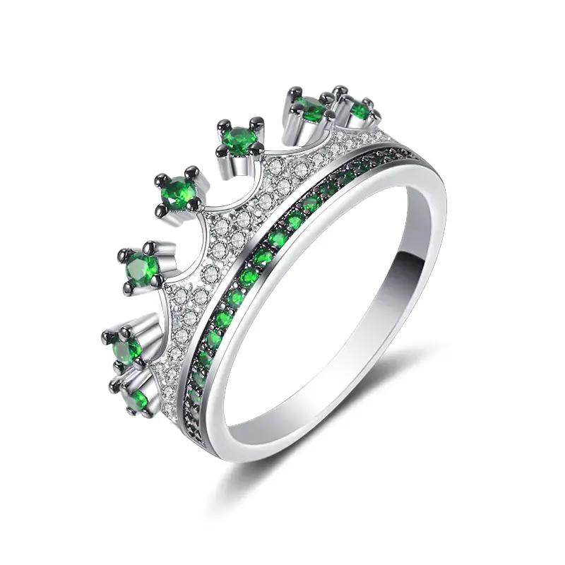 Two-tone Heart Shaped Zircon Ring - Image 23