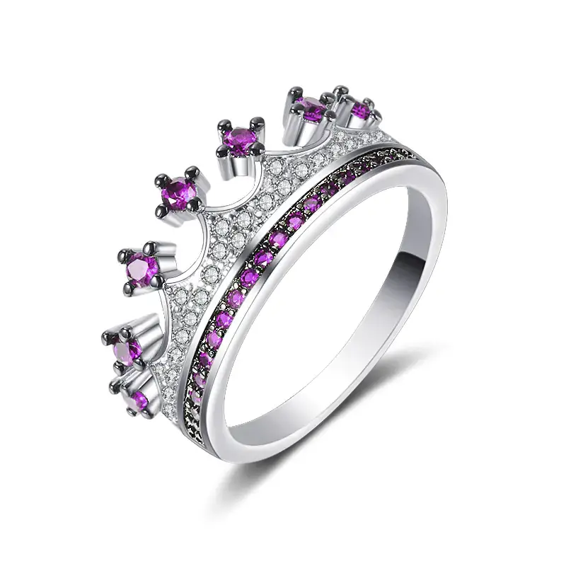 Two-tone Heart Shaped Zircon Ring - Image 31