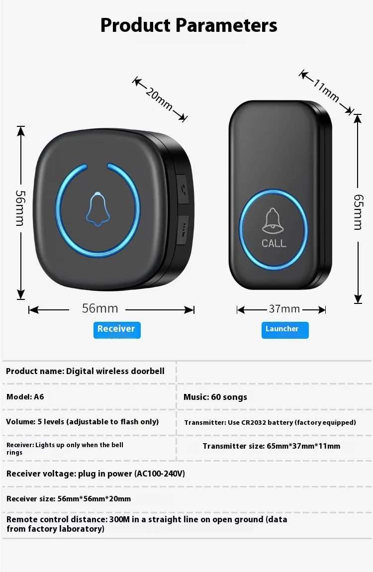 Ultra Long-Range Wireless Doorbell - Image 2