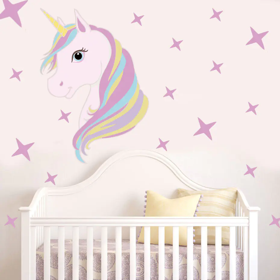 Unicorn Wall Stickers for Kids' Room Decor - Image 5