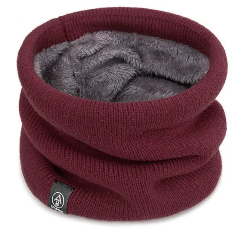 Unisex Thick Knit Wool Scarf - Image 7