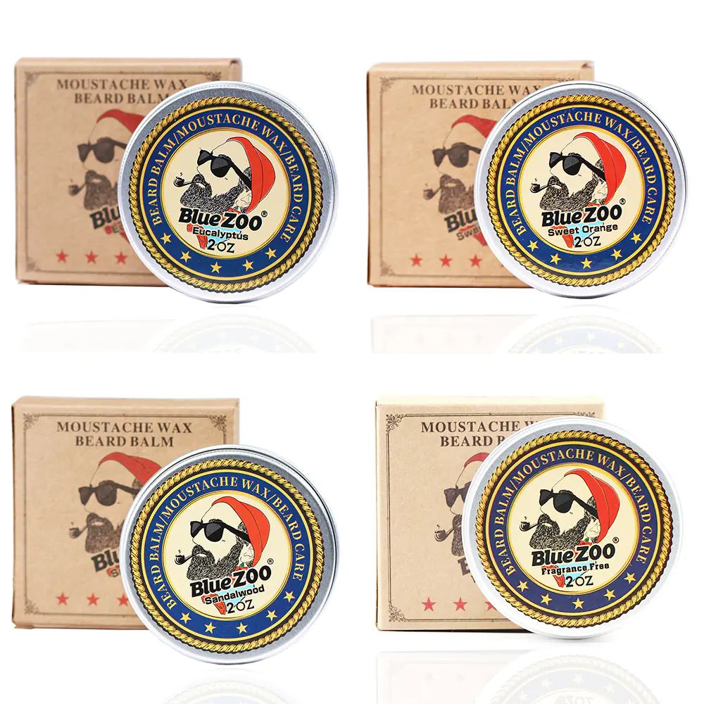 Unscented Sandalwood Beard Wax for Beard Care - Image 5