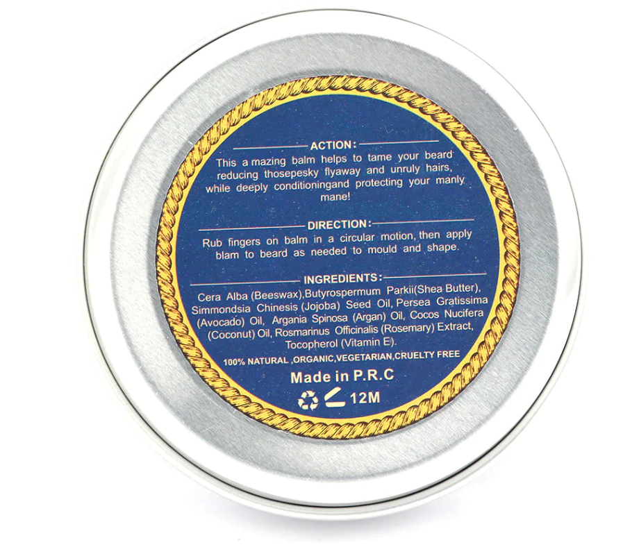 Unscented Sandalwood Beard Wax for Beard Care - Image 6