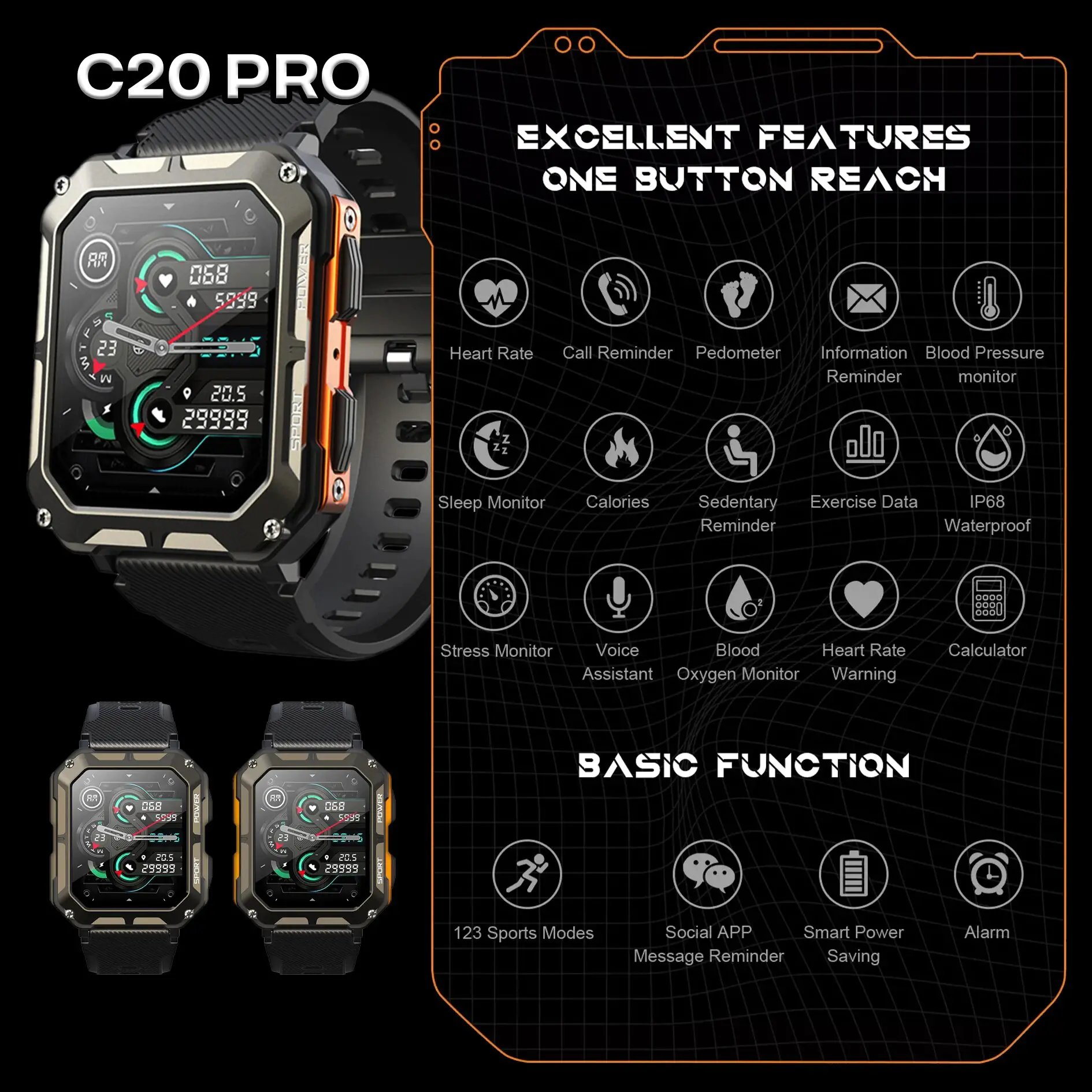Upgraded Waterproof Smart Watch - Image 3