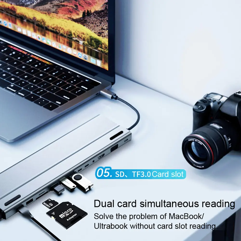 USB C Laptop Docking Station HUB - Image 3